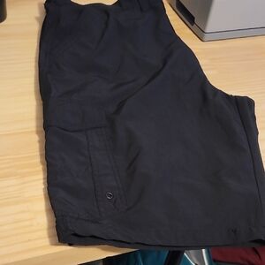 Men's Black Cargo Shorts